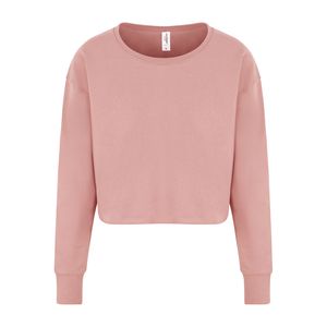 AWDIS JUST HOODS JH035 - Short Women'S Sweatshirt Dusty Pink