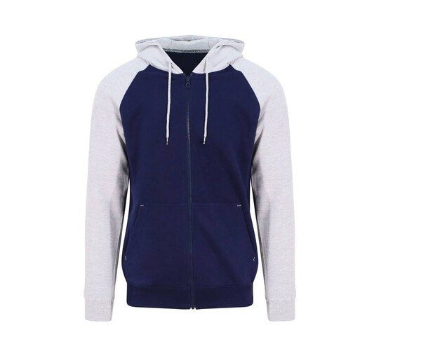 AWDIS JUST HOODS JH063 - Jersey de beisbol con cremallera
