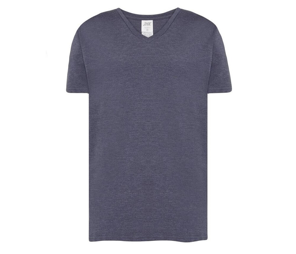 Blue v neck clearance shirt