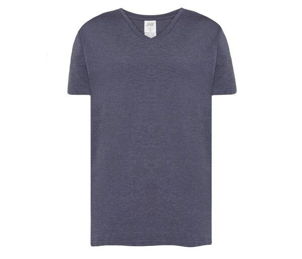 JHK JK401 - Ultra-Soft Enzyme Washed V-Neck Cotton Tee