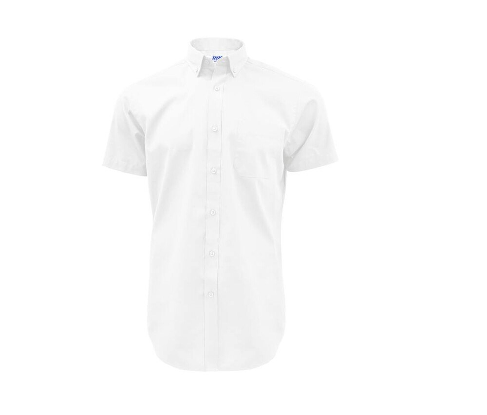 JHK JK611 - Camisa social homem de manga curta Poplin