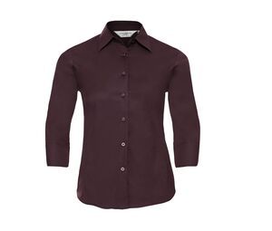 Russell Collection JZ46F - 3/4 Sleeve Fitted Shirt