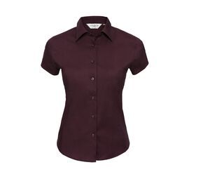 Russell Collection JZ47F - Women's Short Sleeve Shirt Port