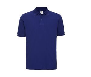 Russell JZ569 - Men's Pique Polo Shirt 100% Cotton Bright Royal