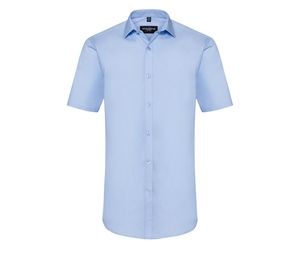 Russell Collection JZ961 - Men Shirt Ultimate Stretch Bright Sky