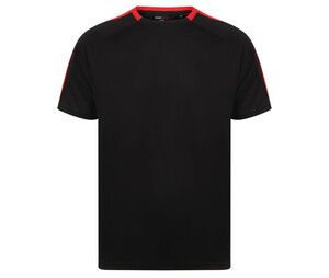 Finden & Hales LV290 - Team T-shirt Black / Red