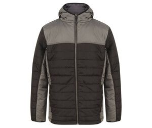 Finden & Hales LV660 - Puffer Jacket Black/ Gunmetal Grey