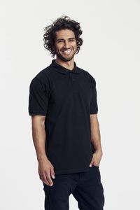 Neutral O20080 - Quilted polo shirt Black