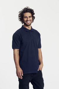 Neutral O20080 - Quilted polo shirt Navy