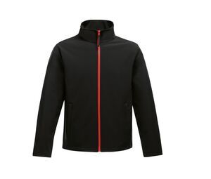 Regatta RGA628 - Softshell jacket Men Black / Classic Red