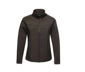 Regatta RGA645 - Women's Interactive Softshell Jacket All Black