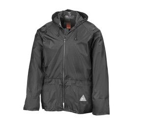 Result RS095 - Heavyweight waterproof jacket/trouser suit Black