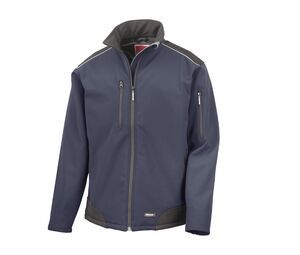 Result RS124 - Ripstop softshell workwear jacket Navy / Noir
