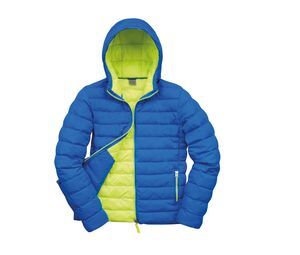 Result RS194 - Mens Snow Bird Padded Jacket Blue / Lime