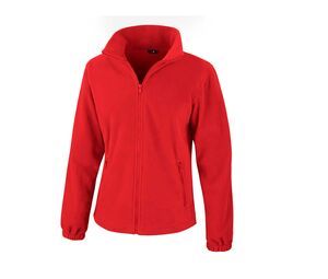 Result RS220F - Women's essential large zip fleece Red