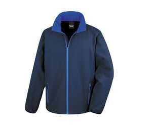 Result RS231 - Men's Fleece Jacket Zipped Pockets Navy/ Royal