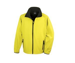 Result RS231 - Men's Fleece Jacket Zipped Pockets Yellow / Black