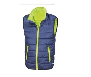 Result RS234J - Children's quilted bodywarmer Navy/Lime