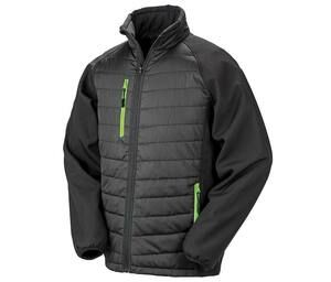 Result RS237 - Bi-material jacket Black / Lime