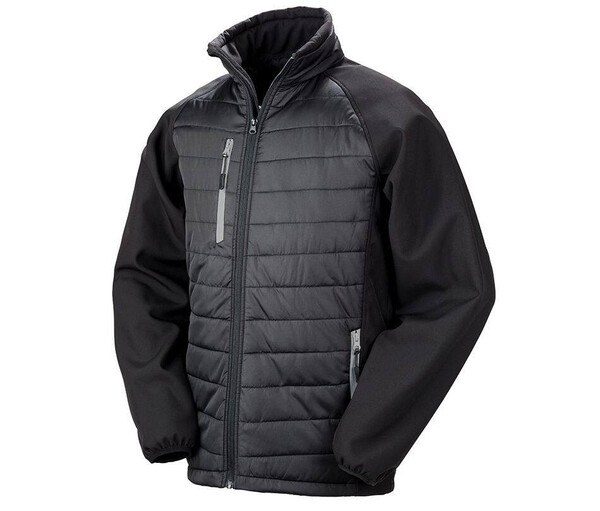 Result RS237 - Mens Quilted Softshell Jacket with Zippered Pockets