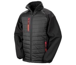 Result RS237 - Bi-material jacket Black / Red