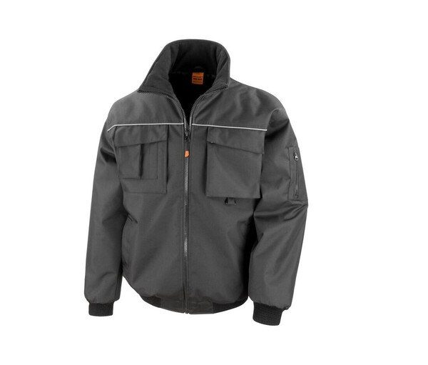 RESULT RS300 - Chaqueta Impermeable con Bolsillos y Forro Acolchado