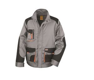 Result RS316 - Lite Work Jacket Grey/Black/Orange