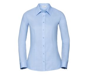Russell RU972F - Coolmax® långärmad slim fit skjorta för kvinnor