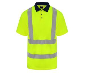 PRO RTX RX710 - High visibility polo shirt Hv Yellow / Navy