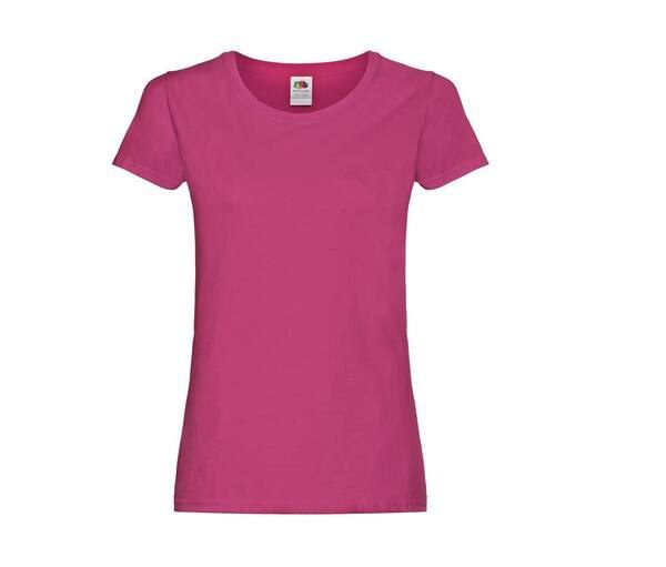 Fruit of the Loom SC1422 - Camiseta mujer cuello redondo