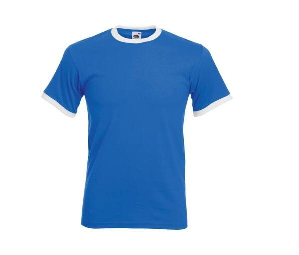 Fruit of the Loom SC245 - Ringer Mens T-Shirt 100% Cotton