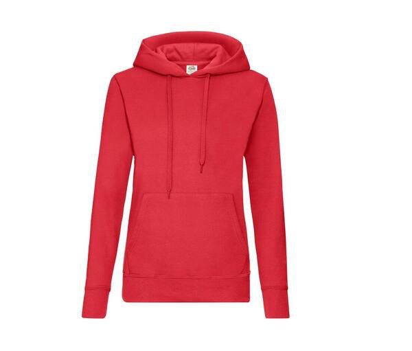 Fruit of the Loom SC269 - Sudadera con capucha para mujer con bolsillo canguro