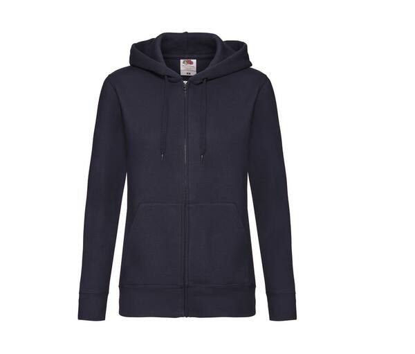 Fruit of the Loom SC375 - Sudadera con cremallera grande para mujer