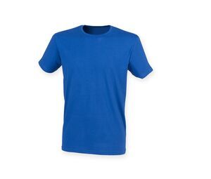 Skinnifit SF121 - Men's stretch cotton T-shirt Royal blue