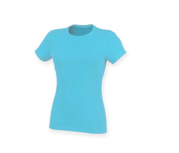 Skinnifit SK121 - Camiseta mujer algodón stretch