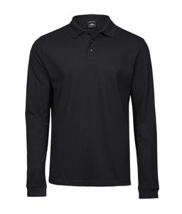 Tee Jays TJ1406 - Luxury stretch long sleeve polo Men Black