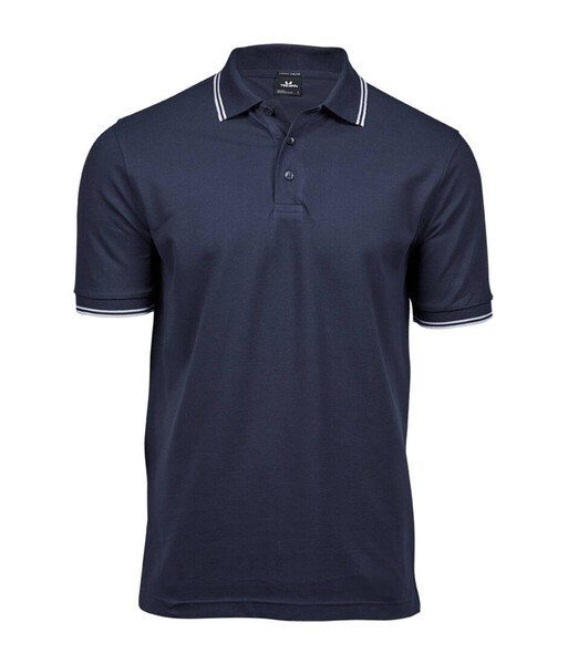 Tee Jays TJ1407 - Polo de Lujo Stretch A Rayas Para Hombre