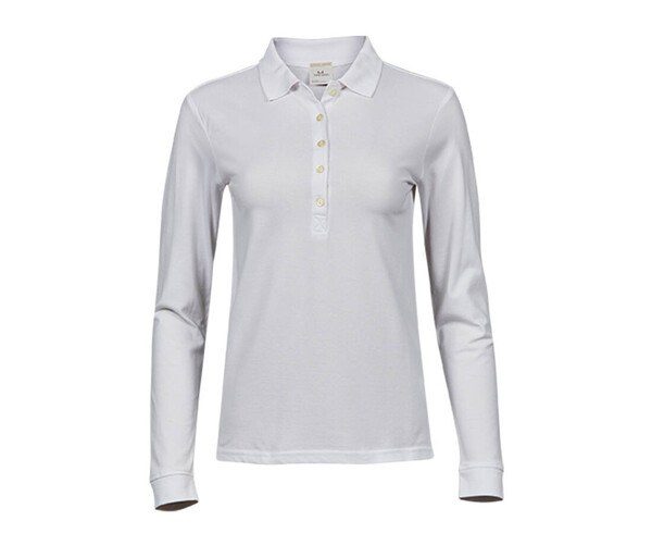 Tee Jays TJ146 - Polo de Lujo Stretch de Manga Larga Para Mujer