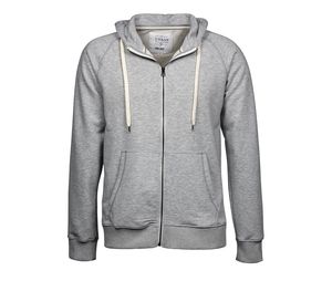 Tee Jays TJ5402 - Urban zip hoodie Men Heather Grey