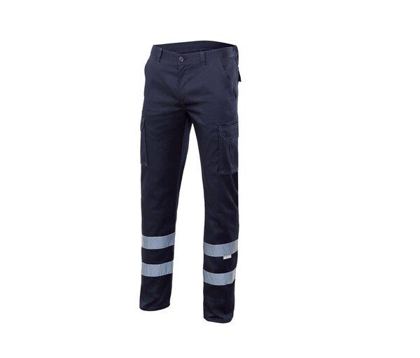 VELILLA V3014S - Pantalones Reflectantes Multi-Bolsillos para Trabajo Seguro