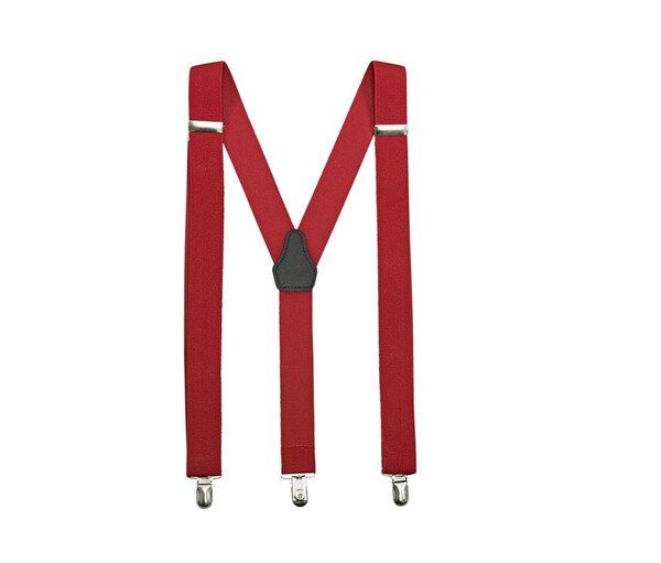 VELILLA V4008 - Elegant Elastic Suspenders with Leather Accent