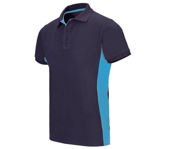 VELILLA V5504 - POLO BICOLORE MANCHES COURTES