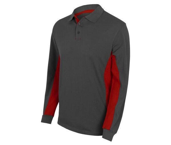 VELILLA V5514 - Two-Tone Polo Shirt Long Sleeves