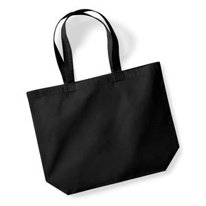 Westford mill WM265 - Organic cotton maxi shopping bag  Black