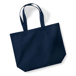 Westford mill WM265 - Organic cotton maxi shopping bag  French Navy