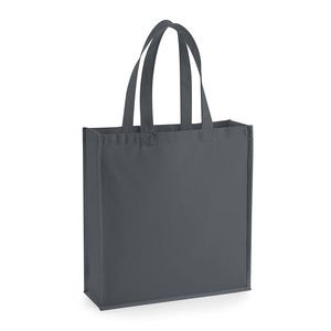 Westford mill WM600 - Gallery shopping bag Graphite Grey