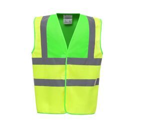 Yoko YK100 - High visibility 2 b&b vest (HVW100CH) Lime / Hi Vis Yellow