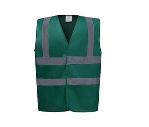 Yoko YK100 - High visibility 2 b&b vest (HVW100CH) Paramedic Green