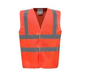 Yoko YK100 - High visibility 2 b&b vest (HVW100CH) Hi Vis Orange