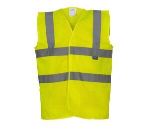 Yoko YK120 - Mesh safety jacket Hi Vis Yellow